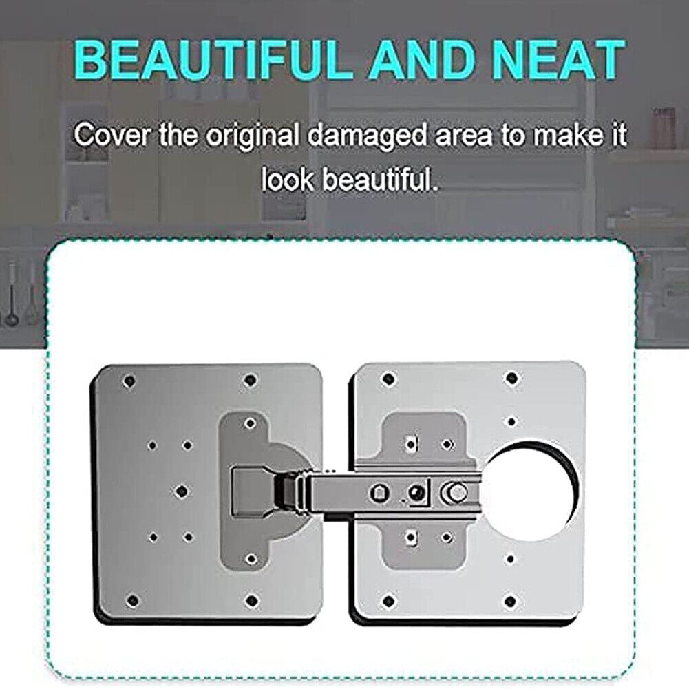 Hinge Repair Plate Cabinet Cupboard Furniture Drawer Window Repair Hardware