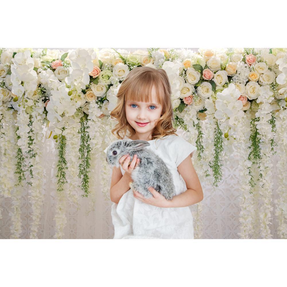 Beautiful Flowers Background Backdrop Cloth Photographic Props (0.6x0.9m)