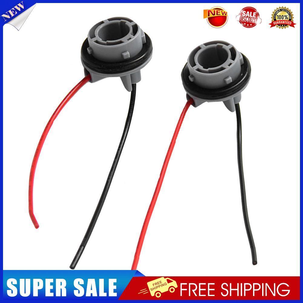 2pcs Car 1156 Bulb Holder Socket Adapter LED Side Light Wiring Connector