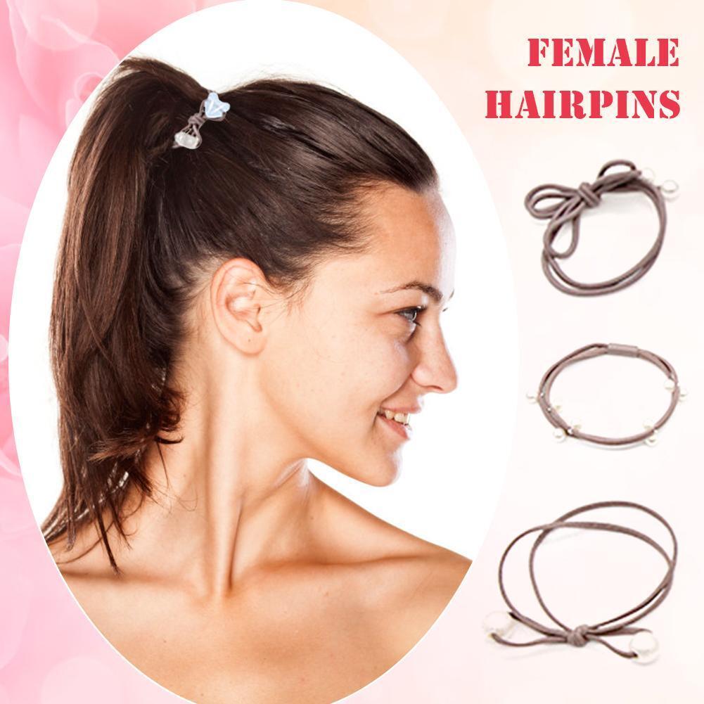 24pcs/set Korean Rubber Band Ponytail Holder Elastic Hair Rope (Style 5)