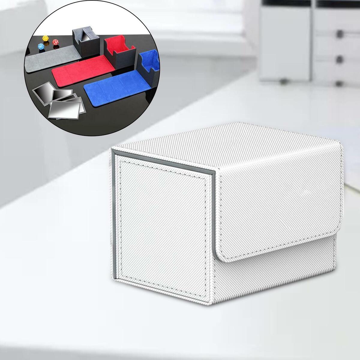 2x 2pcs Durable Trading Card Deck Box Holder Display Organizer for TCG