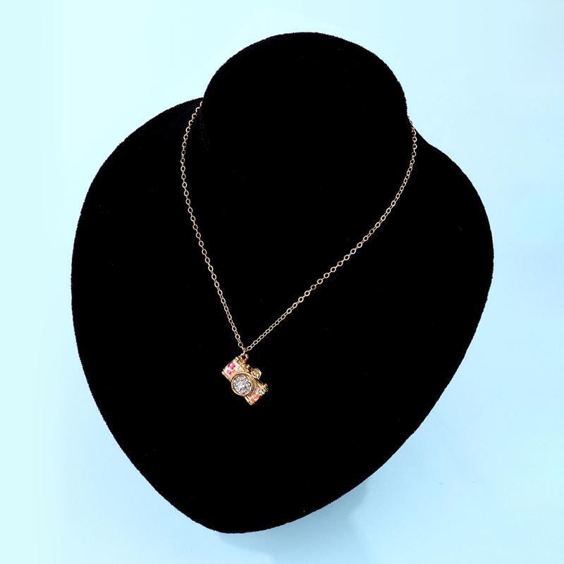 Flash Camera Pendant Necklace Photoflash Camera Necklace Camera Exquisite