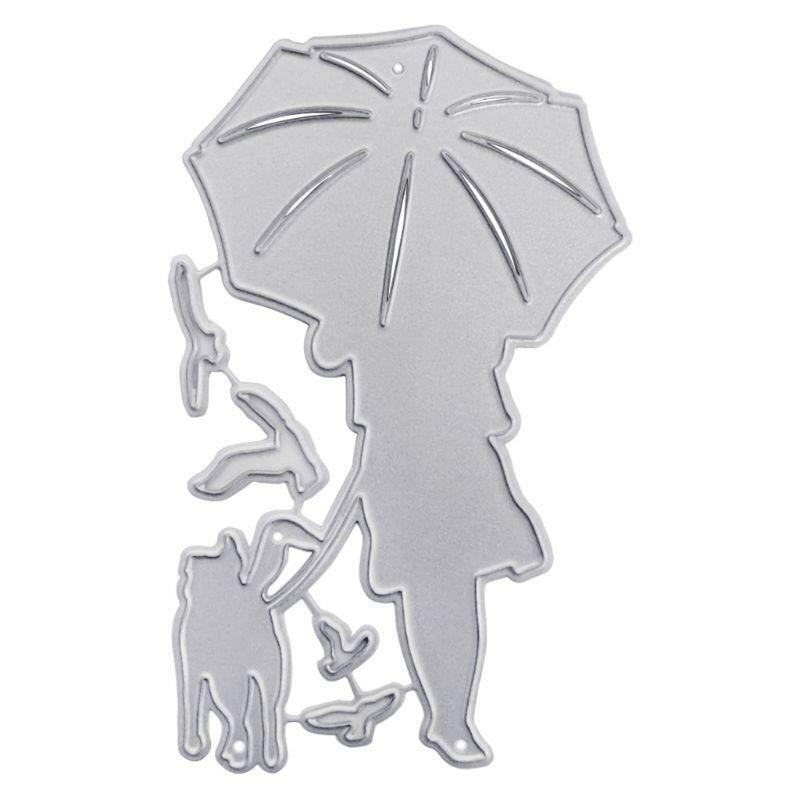 Dog And Owner Craft Die Metal Cutting Dies Cut DIY Paper Card making Scrapbook