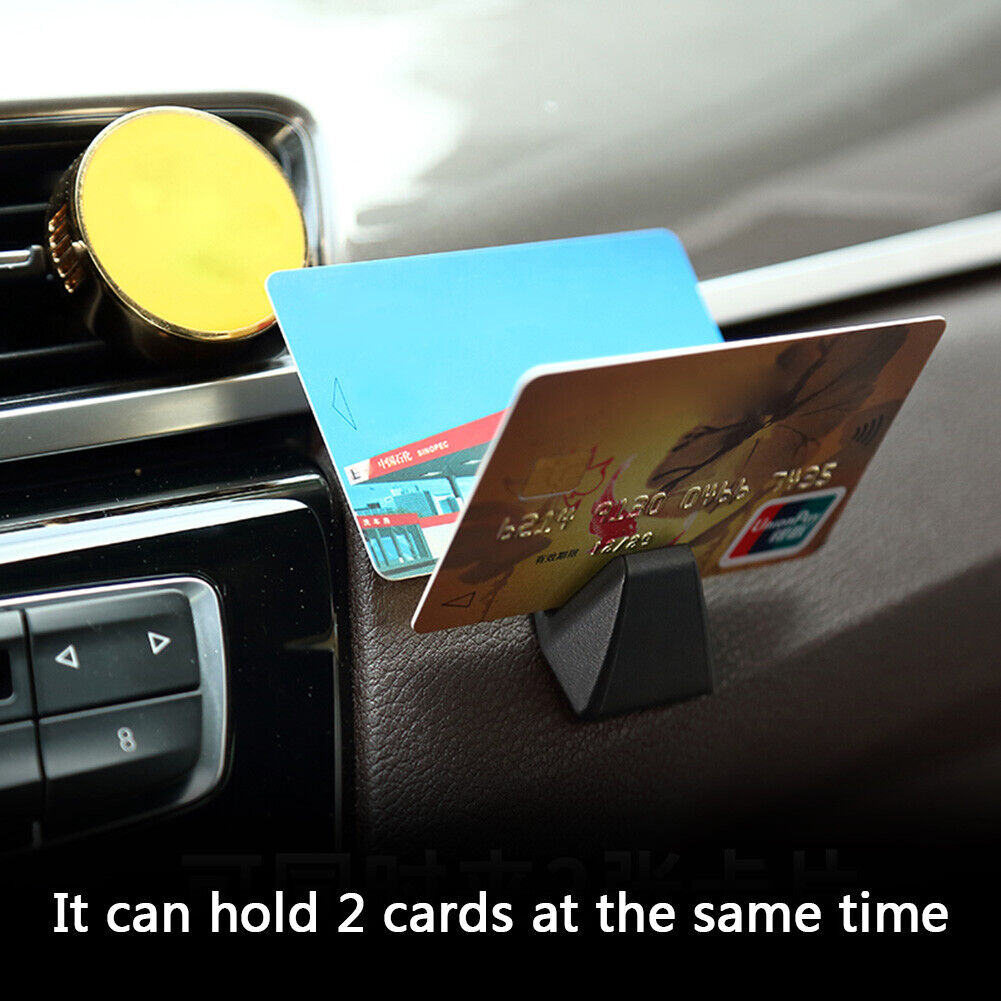 Car Temporary Parking Card Ticket Holder Home Office Card Slot Fixed Clip