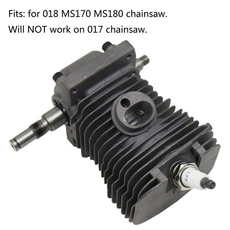 38mm Engine Motor Cylinder Piston Crankshaft For MS170 MS180 018 Chainsaw