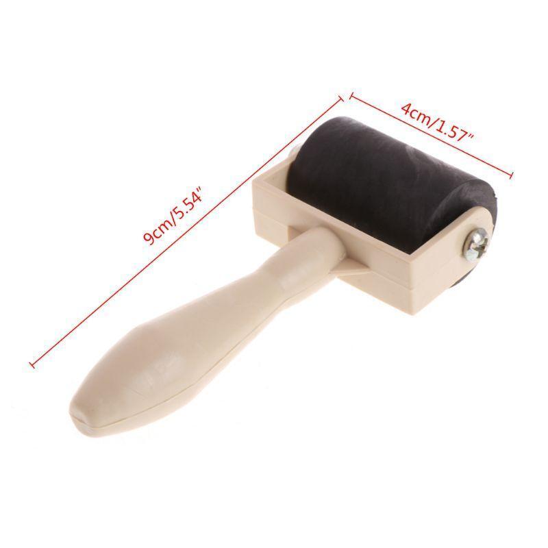 3.5cm Heavy Duty Hard Rubber Roller Printing Screen Plastic Frame Craft Tool
