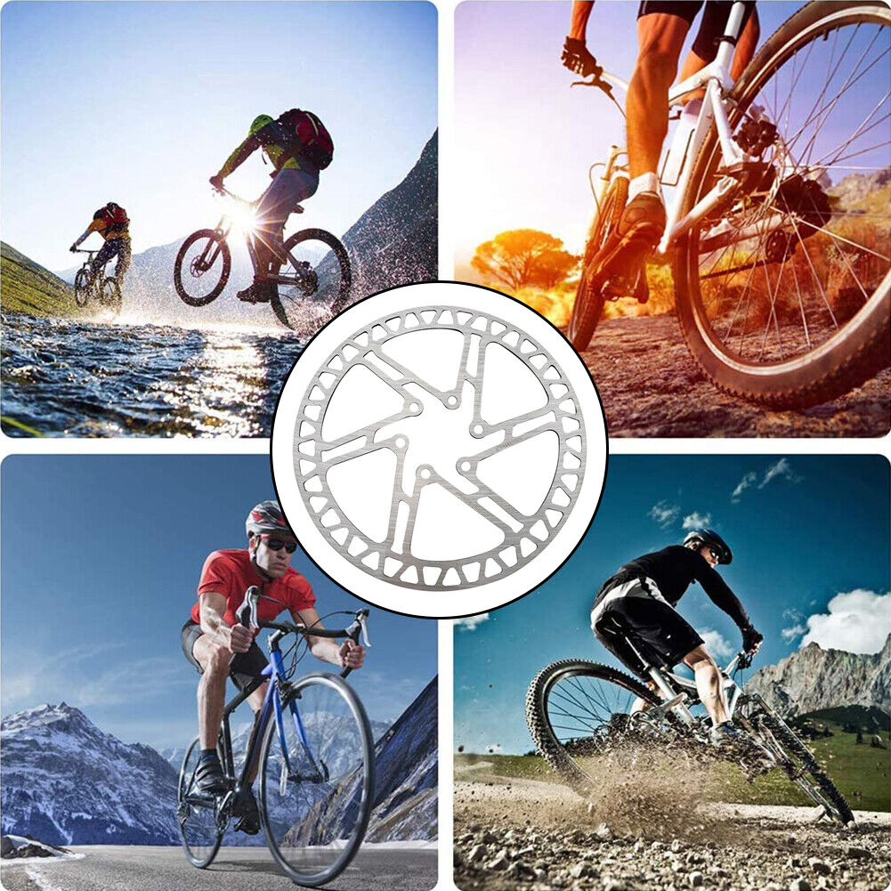 160mm Ultralight MTB Bike Disc Brake Pads Rotors with Screws Cycling Parts