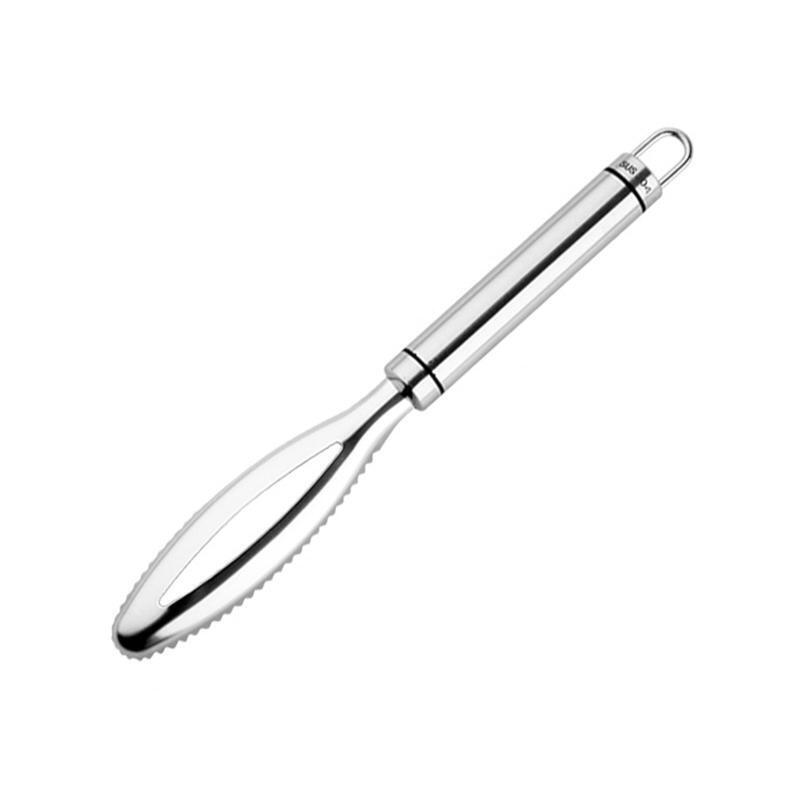 Stainless Steel Fish Skin Brush Scraping Fishing Scale Graters Fast Remove