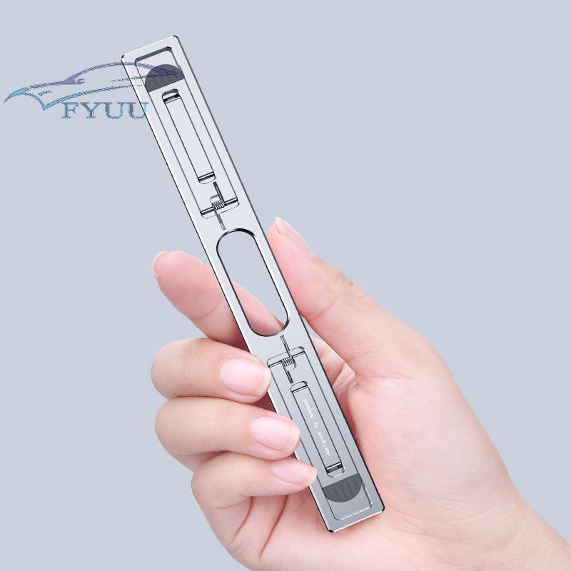 CNC Aluminum Vertical Laptop Stand Adjustable Angle Foldable Holder For Tablet