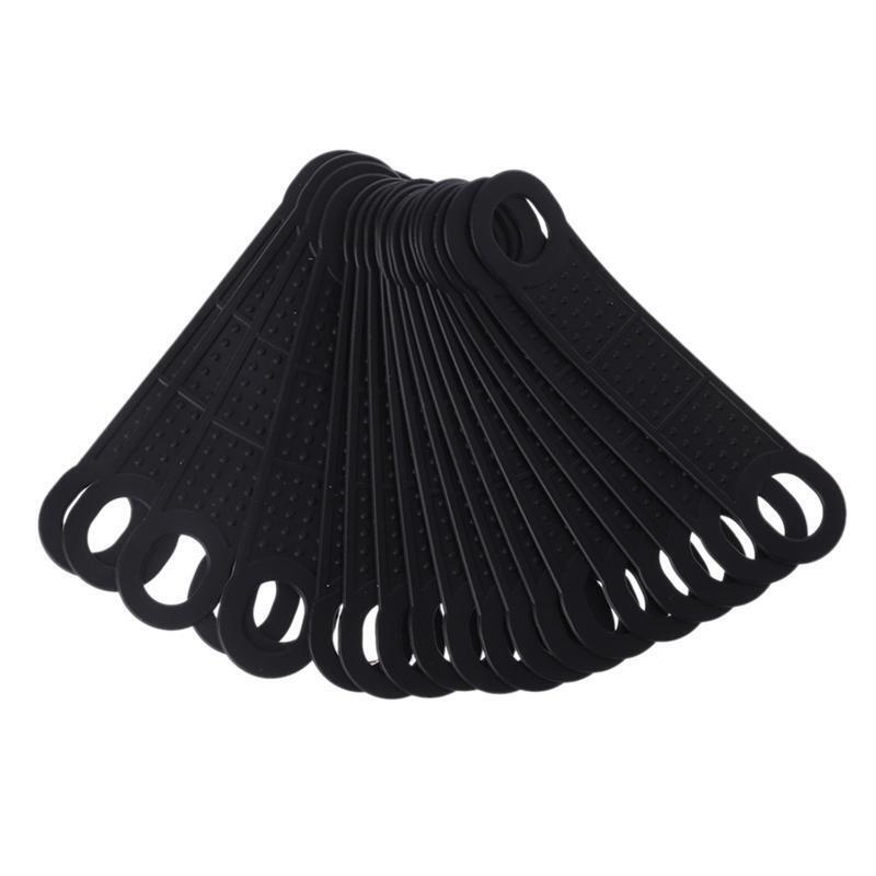 20pcs Silicone Clothes Hanger Shoulder Pad Grips Anti Slip Strip for Clothing