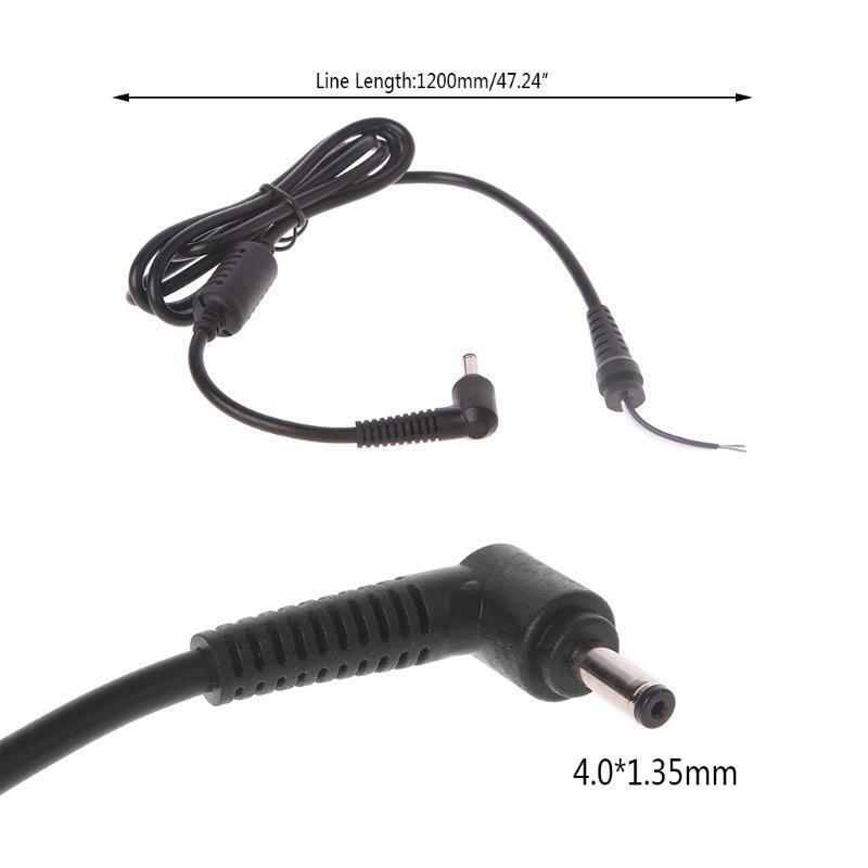 DC Power Adapter Cable L Shaped Plug Connector With Pin For ASUS S200E Laptop