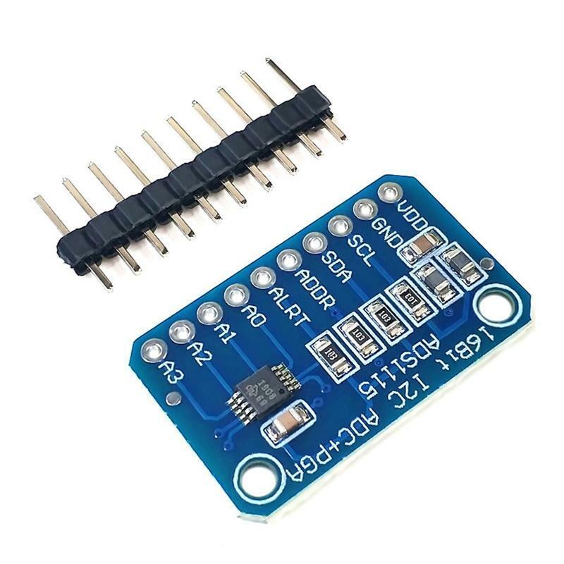 16 Bit I2C ADS1115 Module ADC 4 channel with Pro Amplifier Fit for RPi
