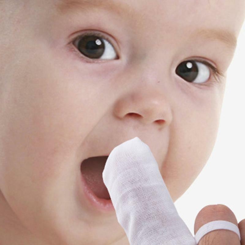 Baby Gauze Brush 6pcs/Set Oral Cleaning Toothbrush Infant Mouth Cleaner