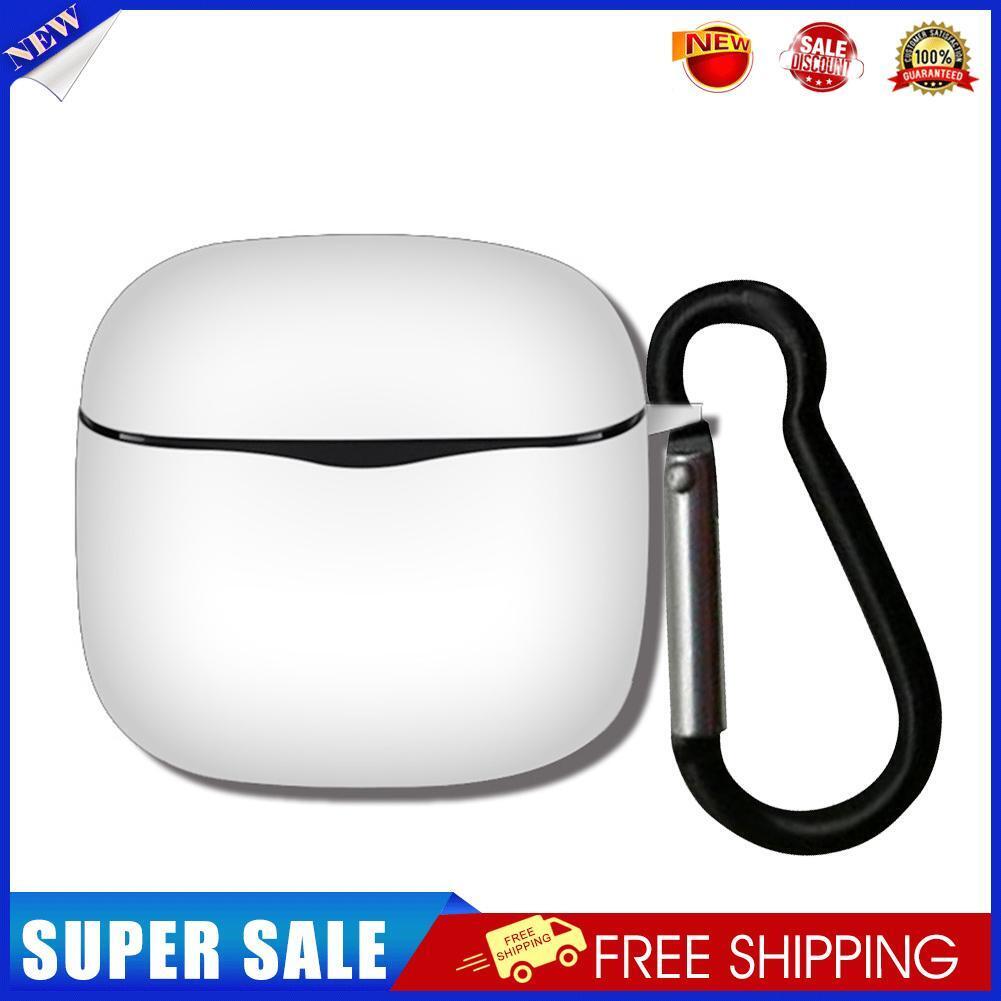 Wireless Earphone Cover for SoundPEATS Air3 Silicone Protector Case (White)