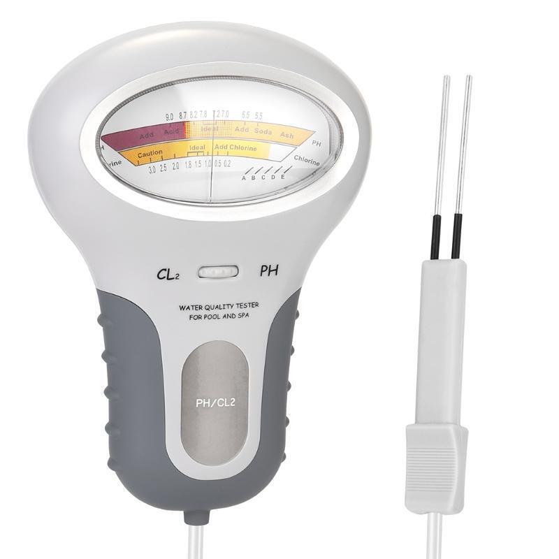 Relaxing Chlorine Meter PH Tester 2 In 1 PH & Chlorine Tester Water Quality Test
