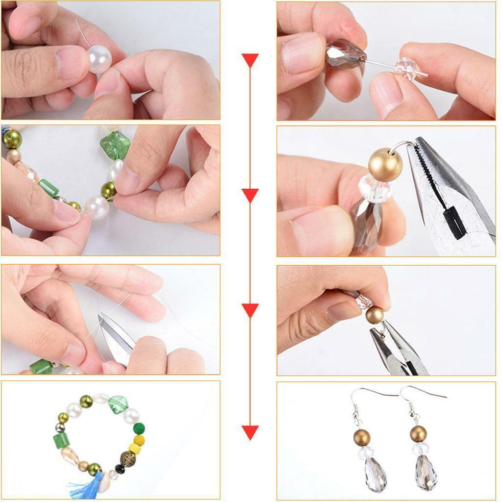 Jewellery Making Kits  Variety Wire Bracelet Storage Findings Pieces Kit