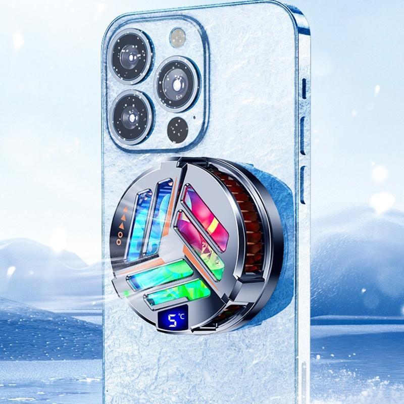 Magnetic Radiator Portable Heat Sink Game Quick Cooling Fan 2 Gears Adjustable