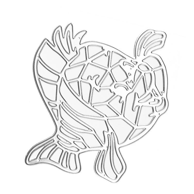 Pufferfish Metal Cutting Dies Stencil DIY Scrapbooking Album Paper Card Template