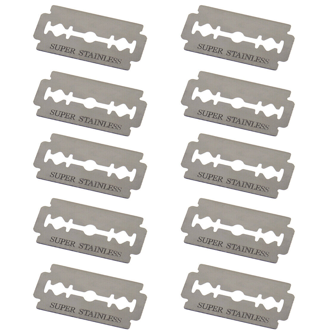 20 Stainless Steel Razor Blade Double Edge Safely Shaving Razor Blade Replace Li