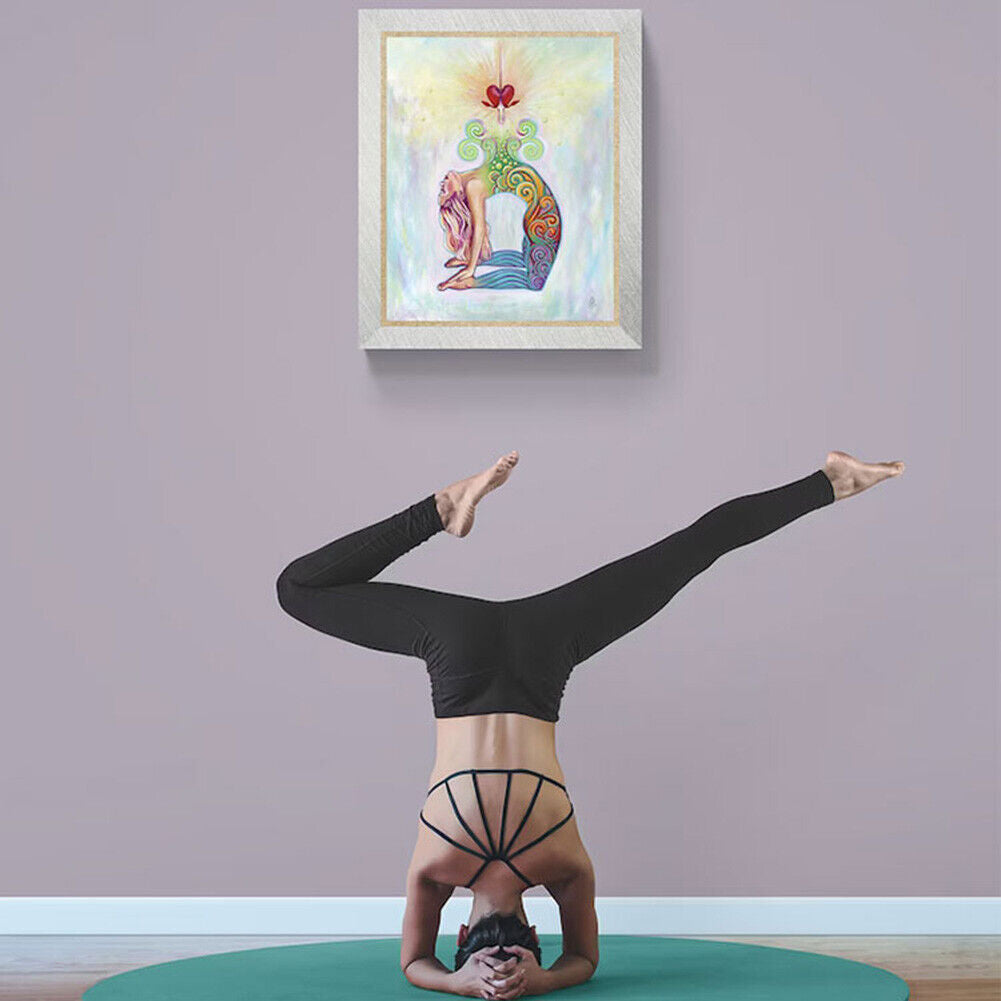 Women Yoga Photo Poster Spiritual Energy Art Painting Wall Pictures Decor