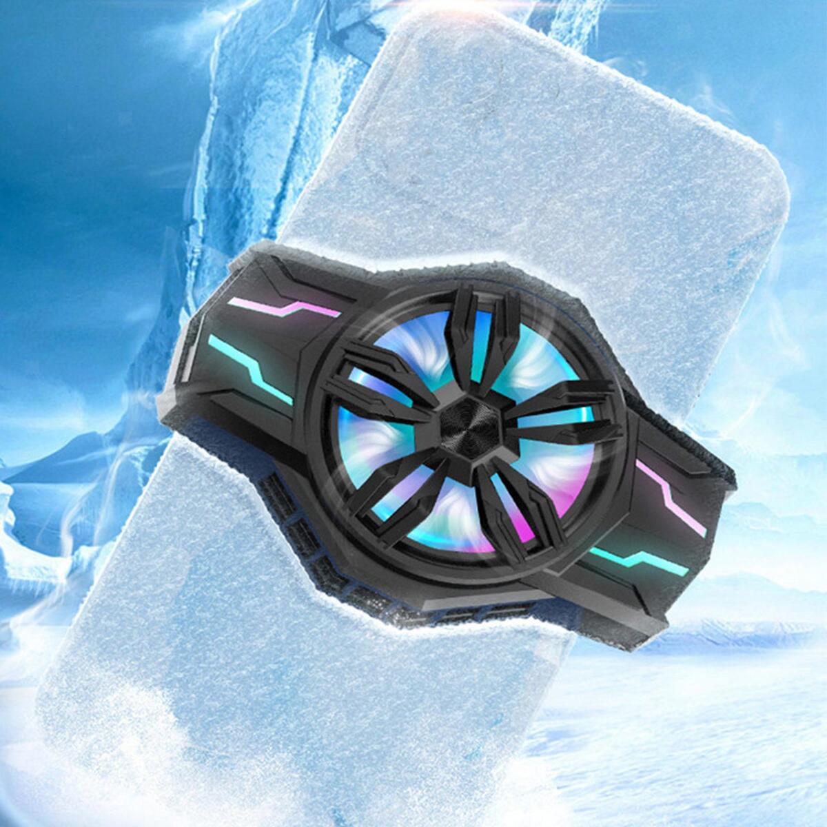 Phone Cooling Fan Radiator USB Fast Cooling Adjustable Turbo for Cellphone