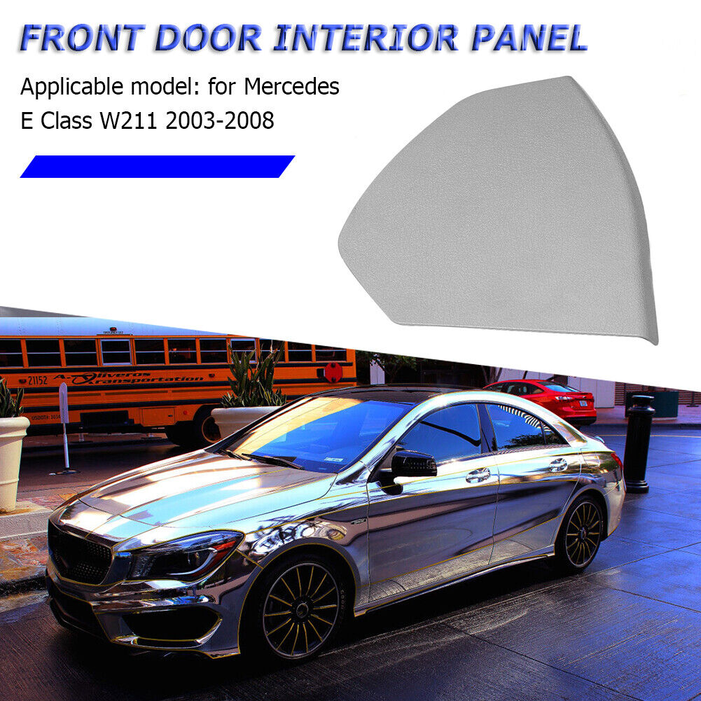 Car Left Front Door Cover Trim Shell for Benz E Class W211 03-08 (Grey)