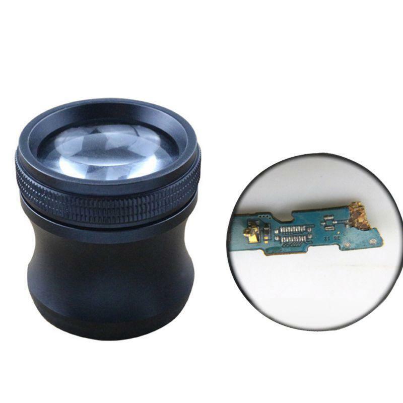 Pocket Size 20X Magnifier Jwellery Diamond magnifying glass 20 x 40 Loupe 40mm