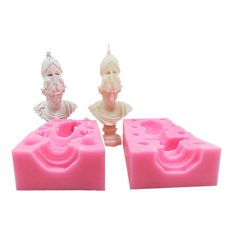 Greek Goddess Silicone Candle Mold Handmade Fondant Plaster Mould