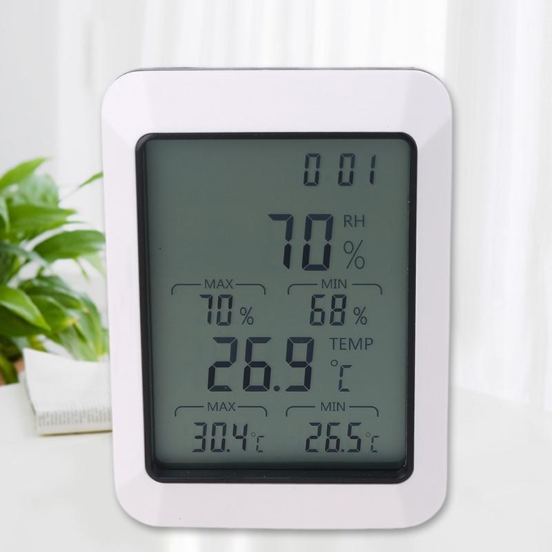 RZ820 Multifunction Digital Display Indoor Thermometer Hygrometer High Precision