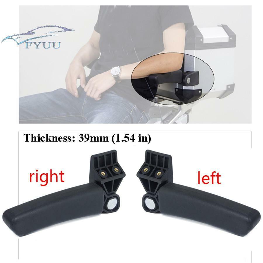 1Pair Motorcycle Rear Box Passenger Armrest For BMW R1200GS LC Adventure Black