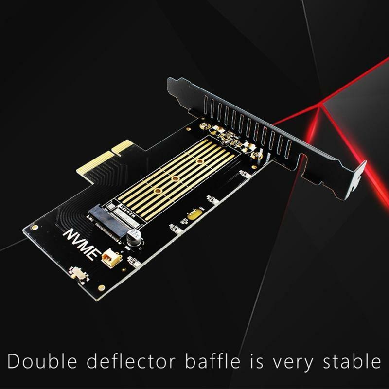M.2 SSD Adapter Expansion Card Interface NVMe PCIE 3.0 Supports X4/X8/X16 Slots
