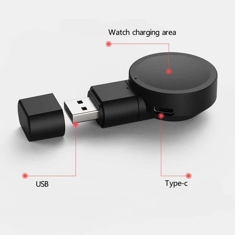 Magnetic-Cradle Charging Cable Power Bracket Charger Holder for -Galaxy Watch3/4