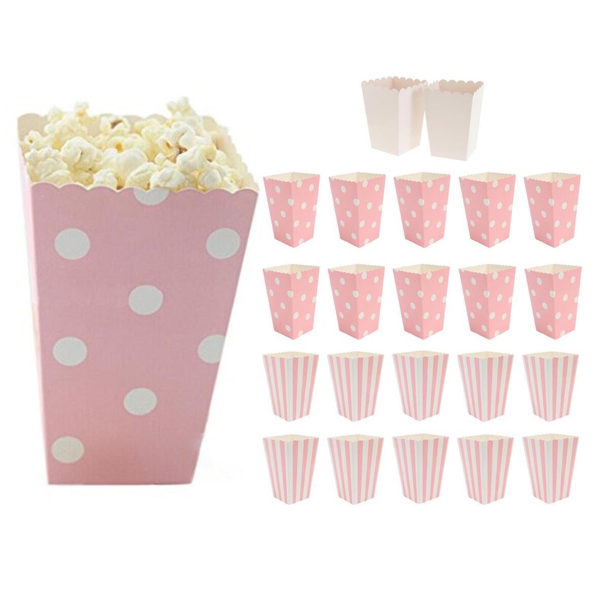 32 Pack Mini Paper Candy Popcorn Boxes Sanck Containers for Birthdays Party