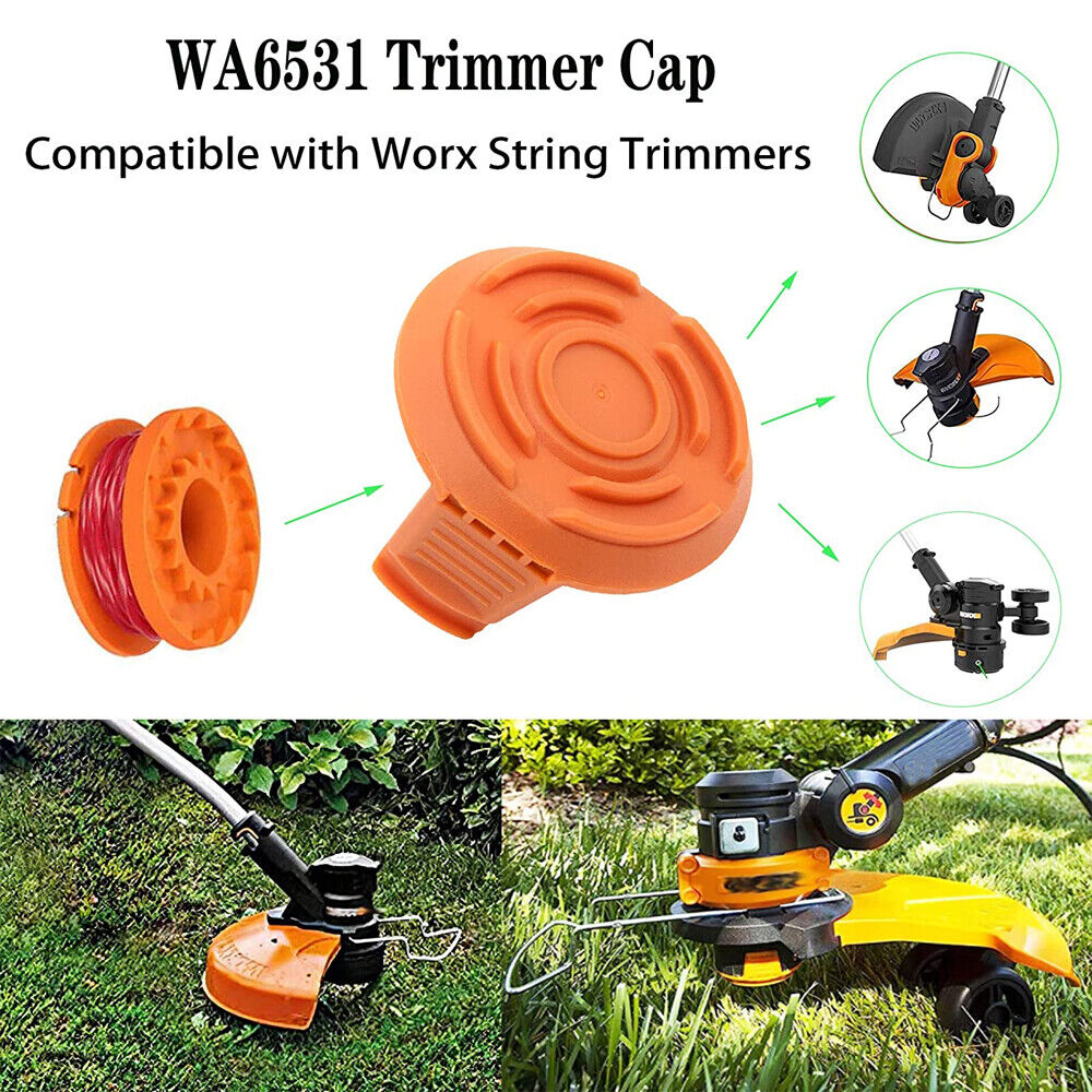 Refills with Worx WA0010 Spool Cap Trimmer Line Worx Replacement Spools