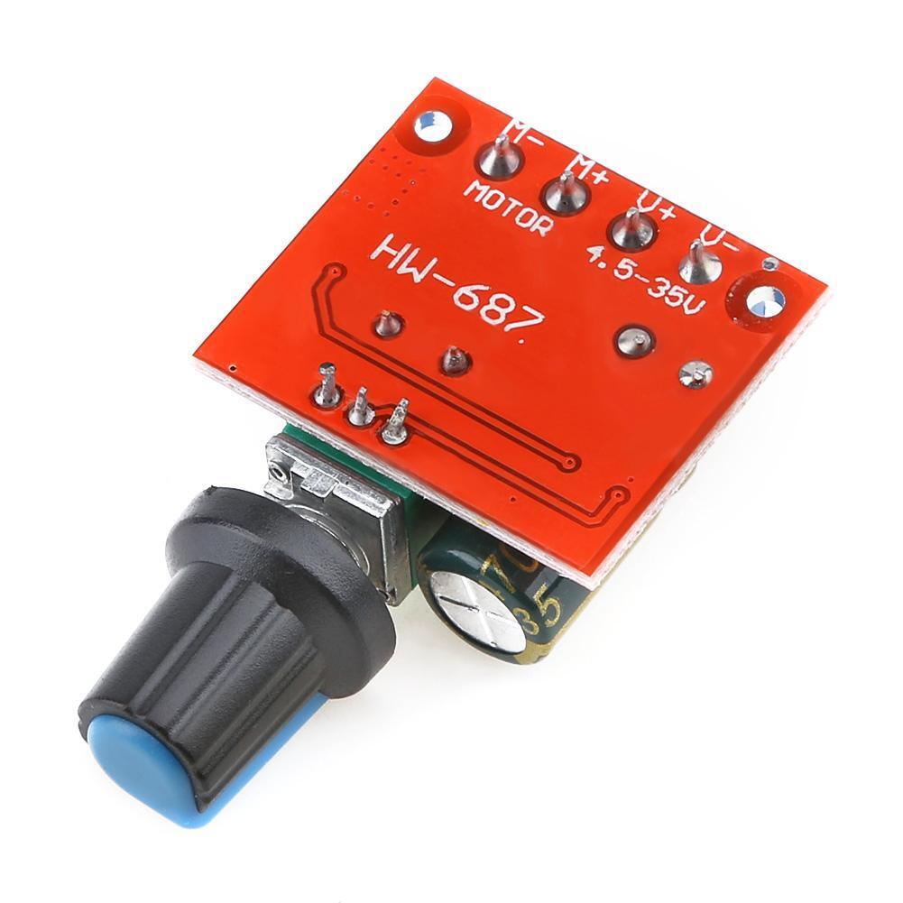 Mini 5A 90W PWM 5-28V DC-DC Motor Speed Controller Module Speed Regulator