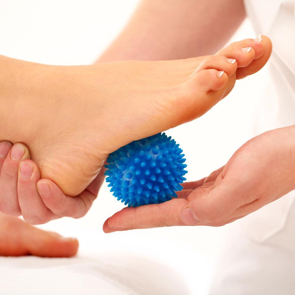 6.5cm Portable Trigger Point Sport Fitness Hand Foot Massage Ball (Blue)