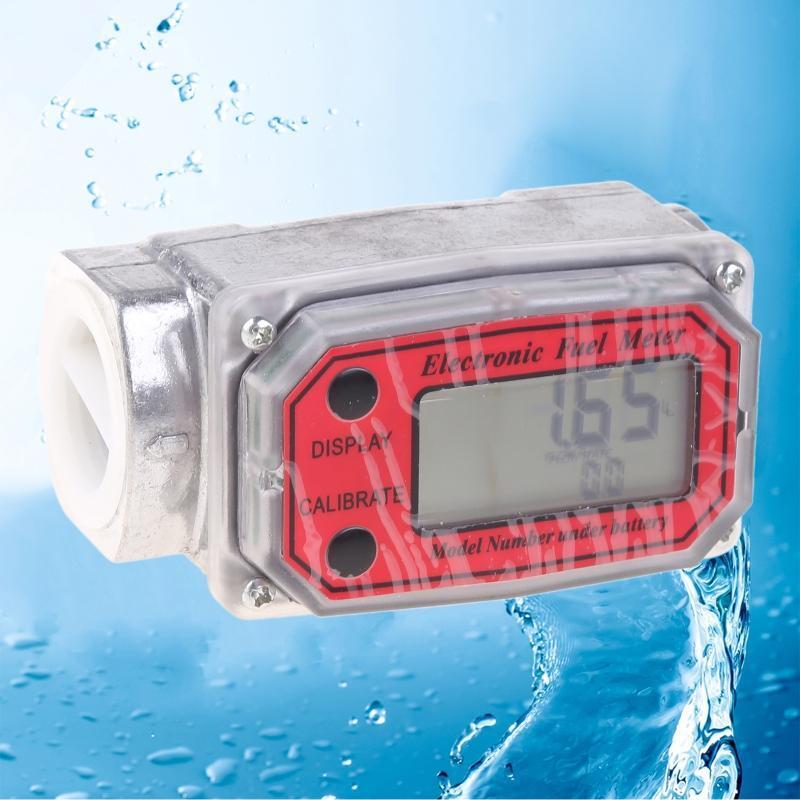 Upgraded Turbine Flow Meter Electronic Digital Flow Meter Meter Display Chip