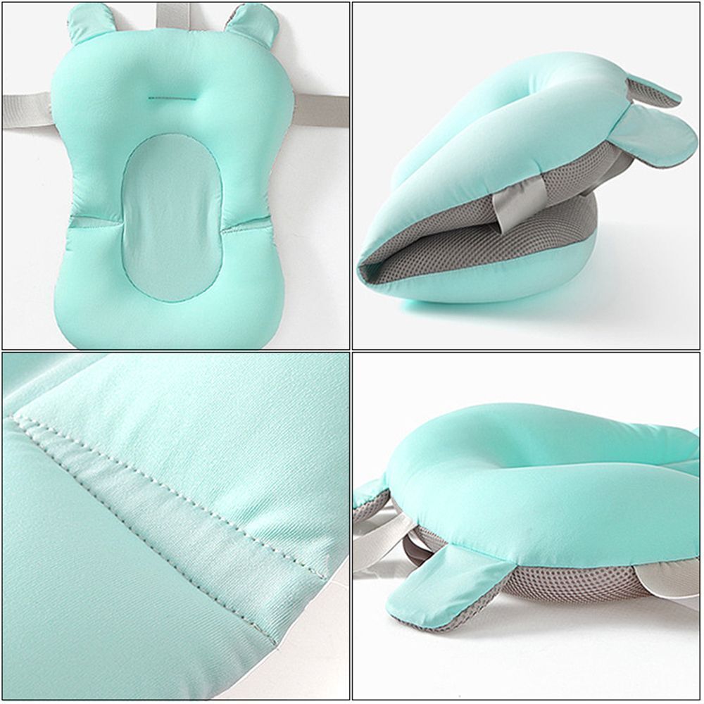 Mat Bathtub Seat Newborn Baby Shower Bath Tub Pad Anti-Slip Bathtub Pillow