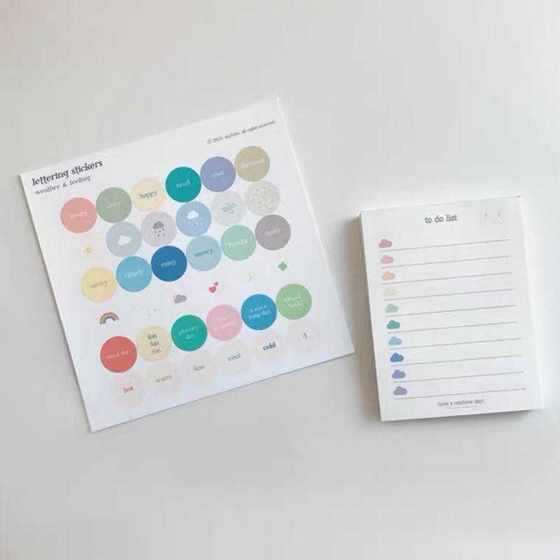 Pocket Daily Planner Daily To-do-list Pad Mini Writing Pad Note Papers 50 Sheets