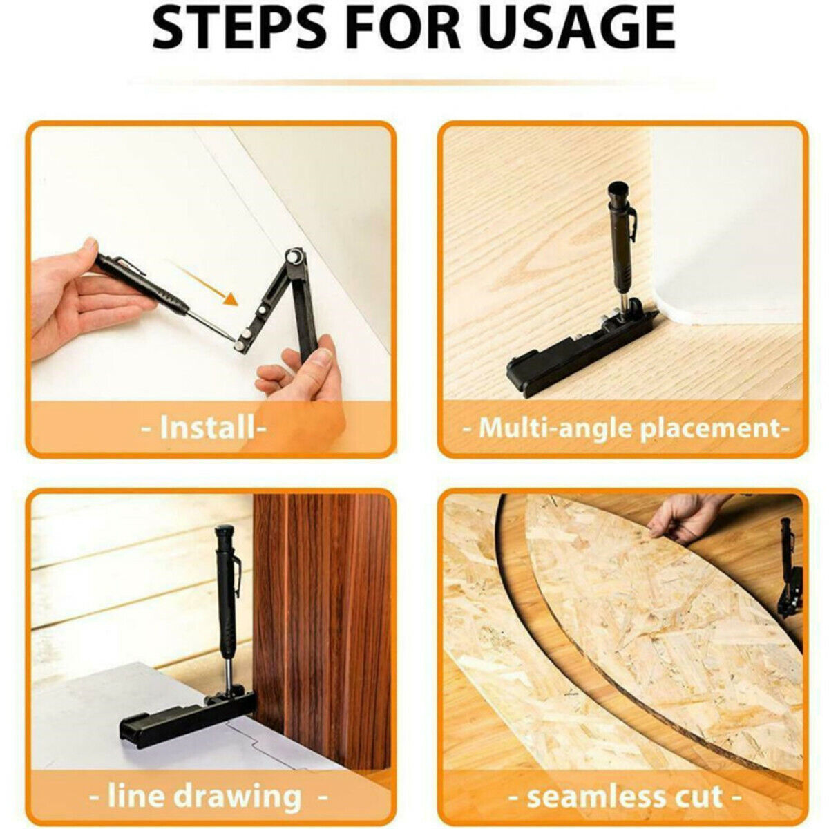 Multi-function Scribing Tool IY Woodworking Scribe Gauge Scriber Line Make