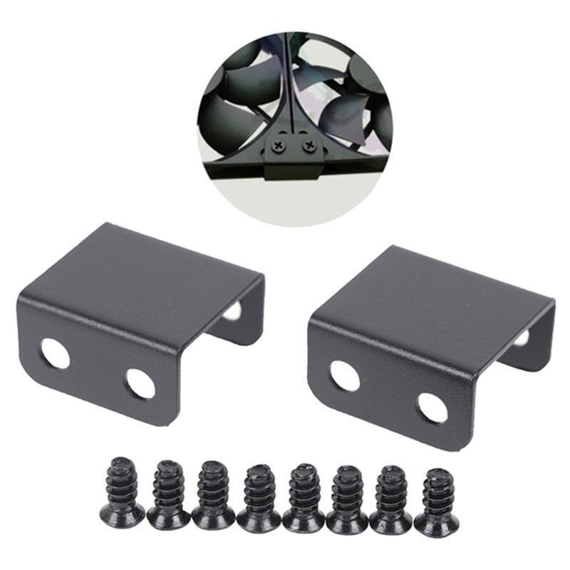 2 Pcs Fan Connecting Holder Bracket Parallel Buckles for 8 9cm Graphics Card