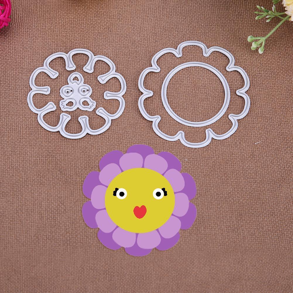 4pcs Metal DIY Flowers Cutting Dies Scrapbook Emboss Paper Card Cut Stencil