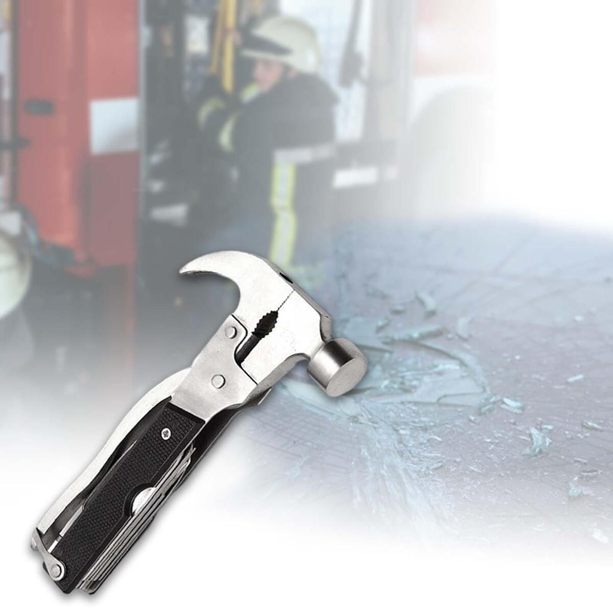 Multi Purpose  Hammer Survival Emergency with Pliers Set Cutter