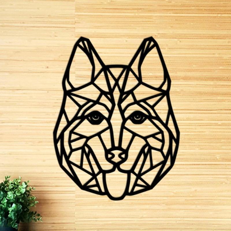 Metal Dog Head Cutting Dies Stencil DIY Scrapbook Album Paper Card Templatee Mol