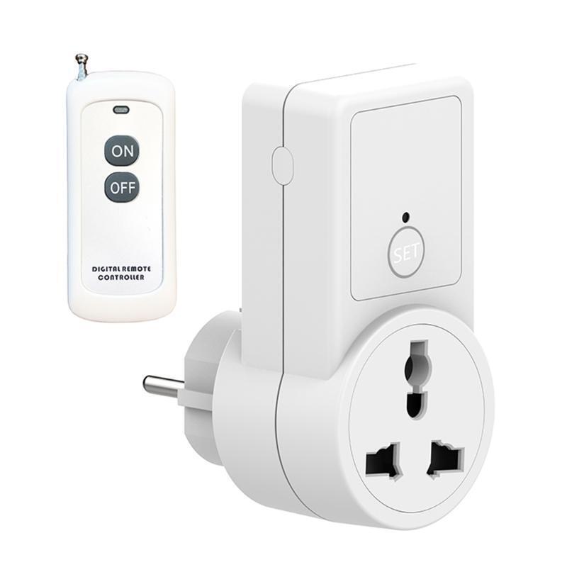Wireless Remote Control Smart Power Socket Outlet Switch Socket EU Plug Durable