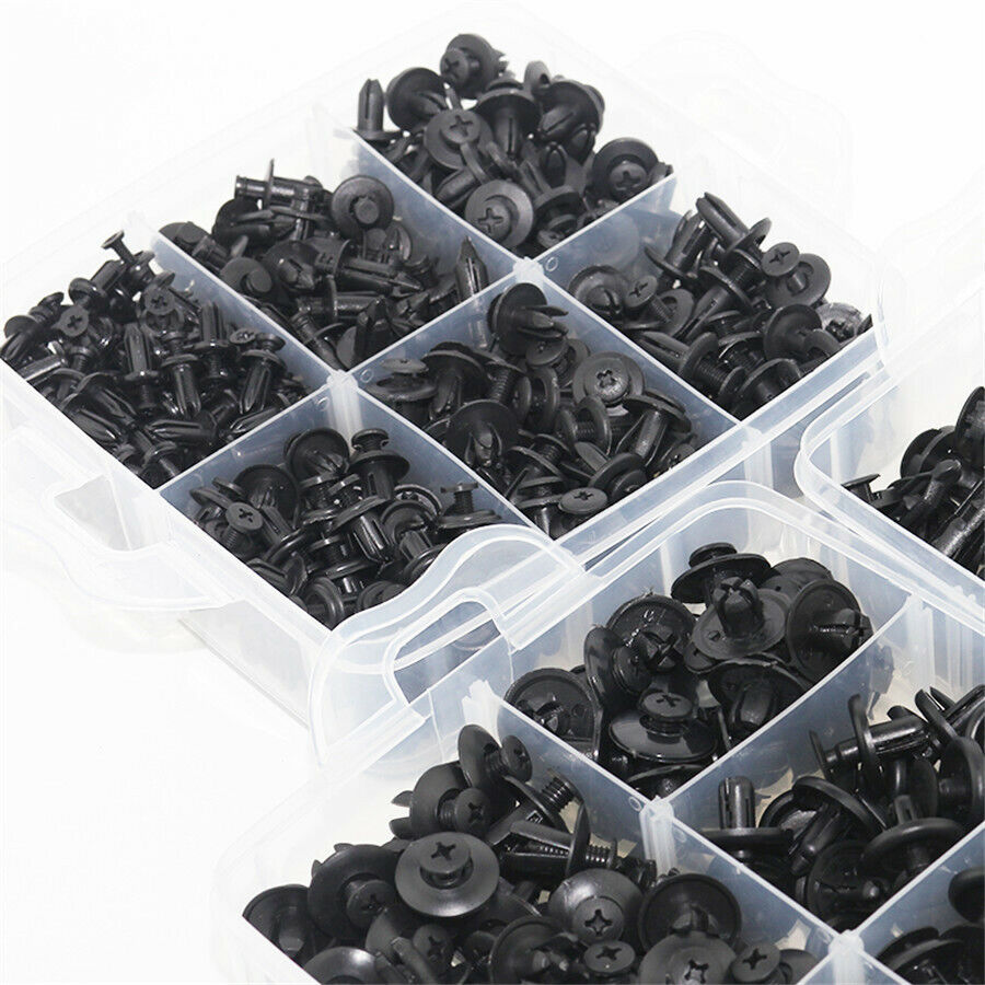 650 Pcs Boxed Car Auto Bumper Door Trim Fastener Set Repair Parts Plastics Clips