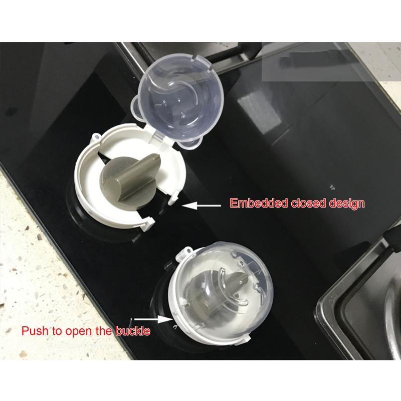 2 Pcs/Set Universal Clear Stove Knob Covers Gas Stove Knob Case Protection Guard