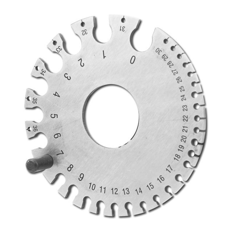 Dual Sided Metal Sheet Guage Stainless Steel Wire Metal Sheet Thickness Gauge