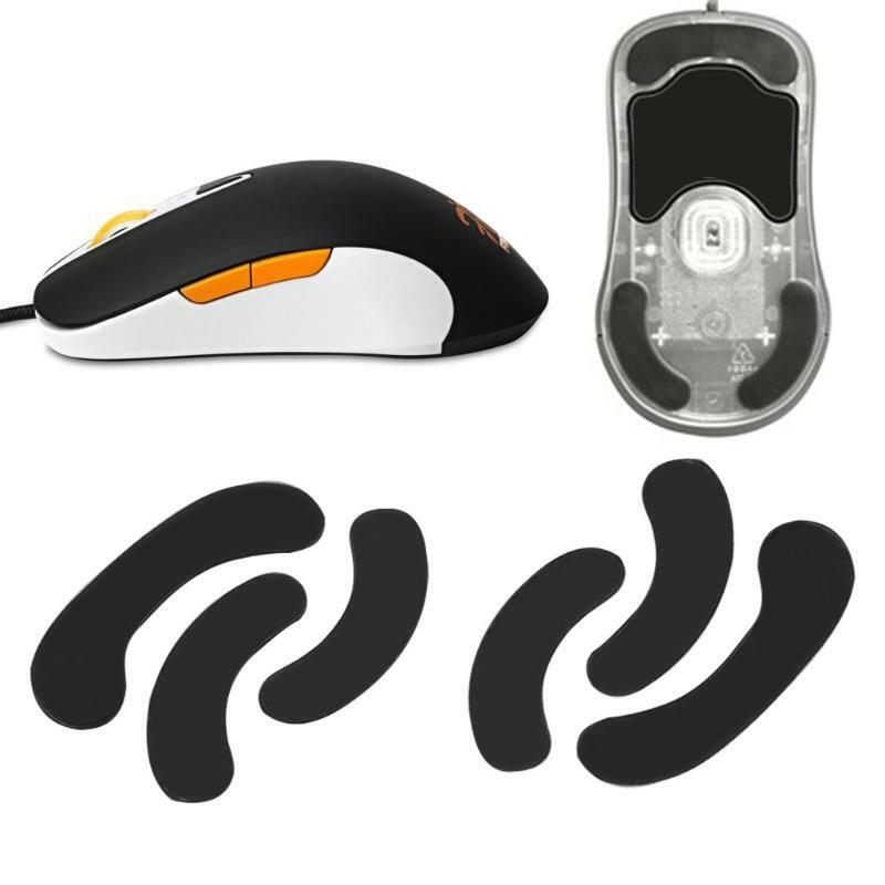 2 sets 0.6mm Mouse Feet Mouse Skates for Steel Series XAI / Sensei / RAW / MLG