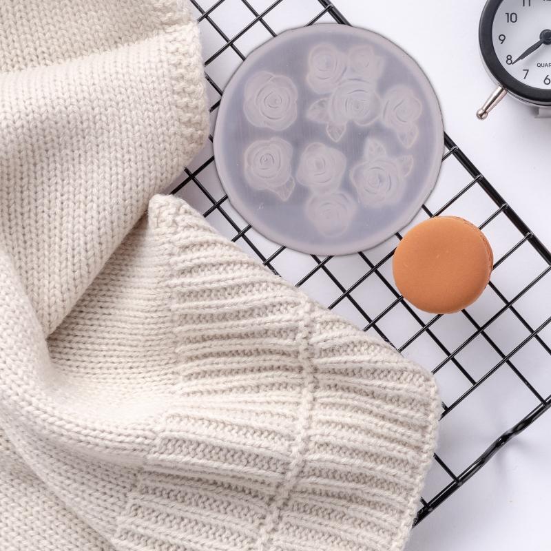 Rose Flower Silicone Molds Fondant Cake Decorating Tools Jewelry Casting Molds